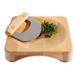 JK Adams Herb Bowl with Mezzaluna Chopper