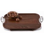 JK Adams Handled Tray, Walnut
