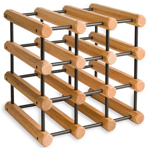 JK Adams 12 Bottle Wine Rack  penguin - MWR-B12-PG Best Price