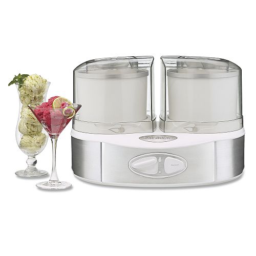 Cuisinart Flavor Duo Frozen Yogurt - Ice Cream and Sorbet Maker - ICE-40 Best Price