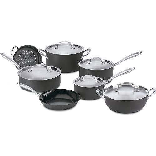Cuisinart GG-12 GreenGourmet Hard Anodized Non-stick 12-piece Cookware Set