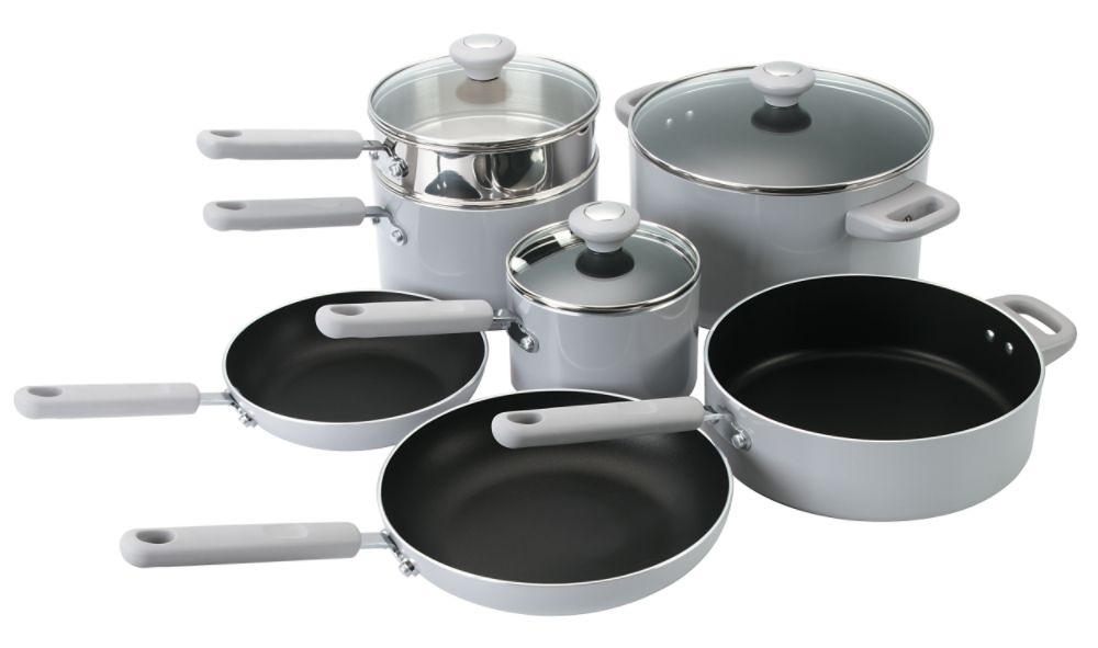 Kenmore 10 pc. Nonstick Aluminum Cookware Set