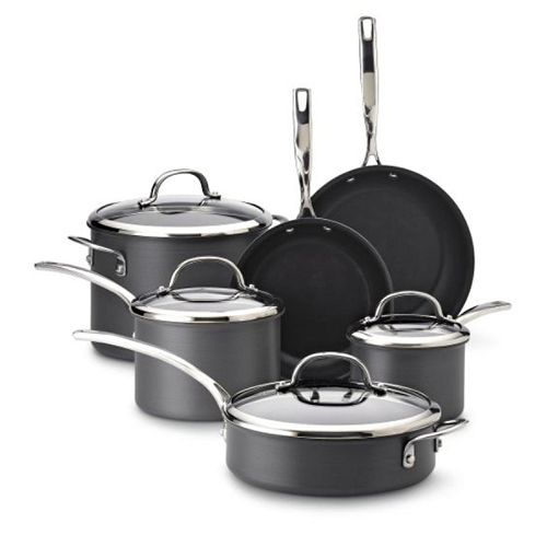 Kenmore 10 pc. Hard Anodized Interior Cookware Set