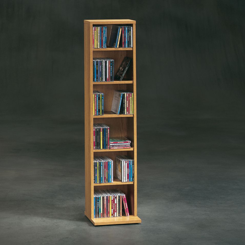 Sauder Audio/Video Storage Tower, Oregon Oak