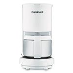 Cuisinart 4 cup Coffee Maker, White/Stainless Steel