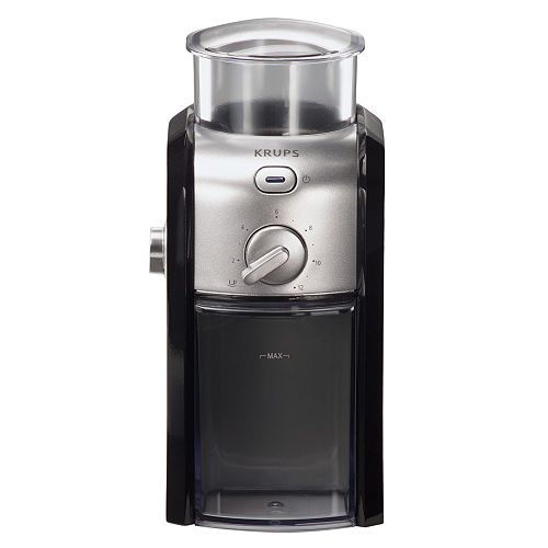 Krups Coffee Grinder, Black and Metal - GVX2-12