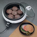 Click to buy Deni 3qt Electric Skillet & Health Grill -White .