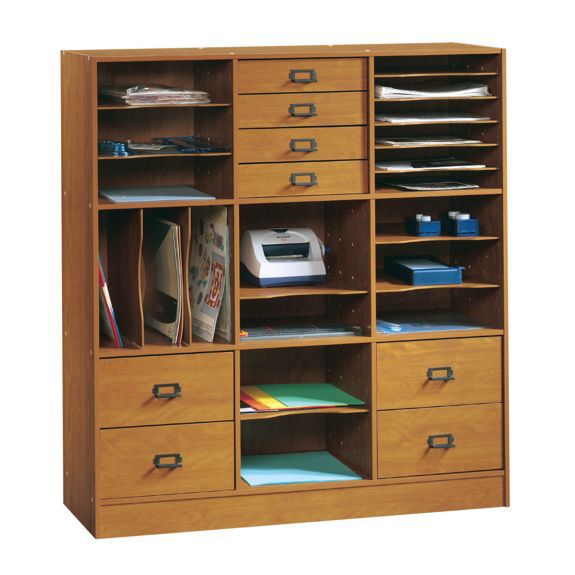 Sauder Project Organizer - Caramel Birch