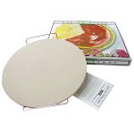 Sassafras 15 in. Round Pizza Stone with Rack