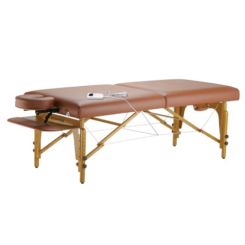 Master Home Products 31 in. Santana Therma Top Massage Table, with Deluxe Carrying Case