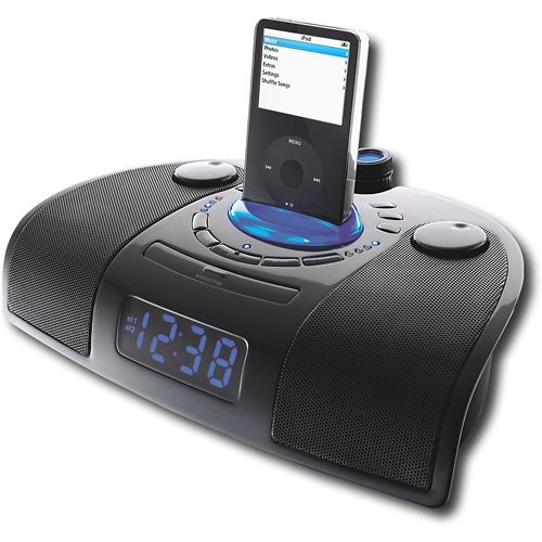 HoMedics iSoundSpa Clock Radio & Docking Station for Apple iPod
