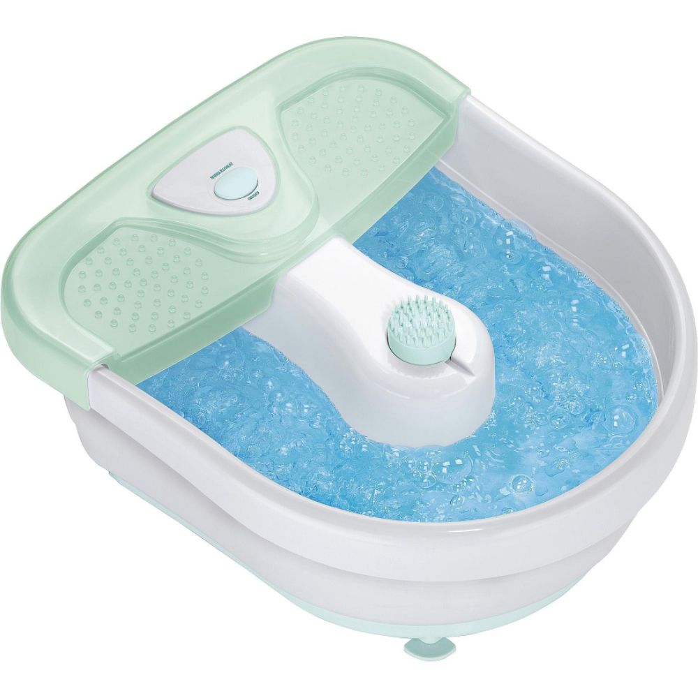 Conair Foot Bath With Heat, Bubbles & 3 Attachments