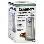 Cuisinart Brushed Stainless Series Can Opener  Deluxe Stainless Steel  1 can opener Best Price