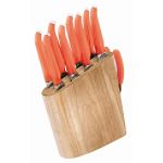 Click here to buy Rachael Ray 10-Piece Gusto-Grip Birchwood Block Set by Furitechnics.