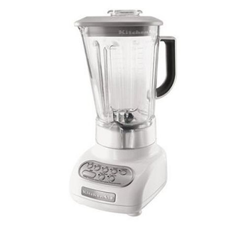 KitchenAid 5-Speed Blender w Polycarbonate Pitcher, White - KSB560WH