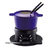 1.5 qt. Fondue Set, Blue