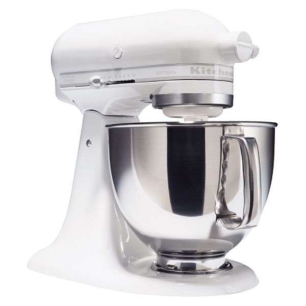 KitchenAid Artisan Series 5 qt. Stand Mixer - White on White -