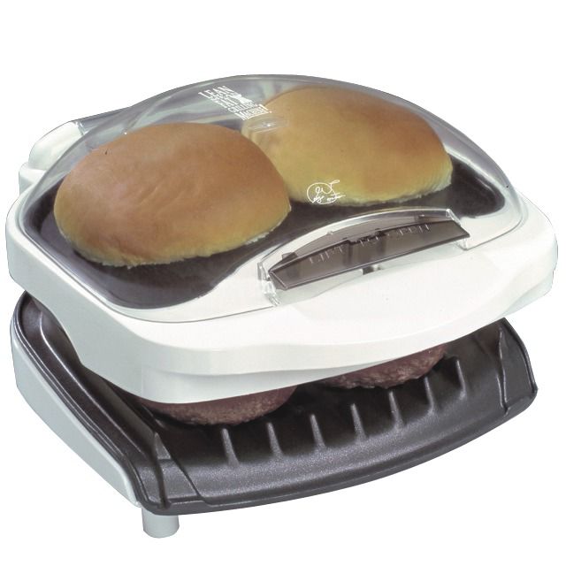 George Foreman The Champ Grill with Bun Warmer