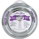 Range Kleen Set of 2 Trim Rings for Hinged GE/Hotpoint/Kenmore Electric Ranges, Chrome
