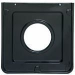 Range Kleen Large Porcelain Square Gas Range Drip Pan, Black