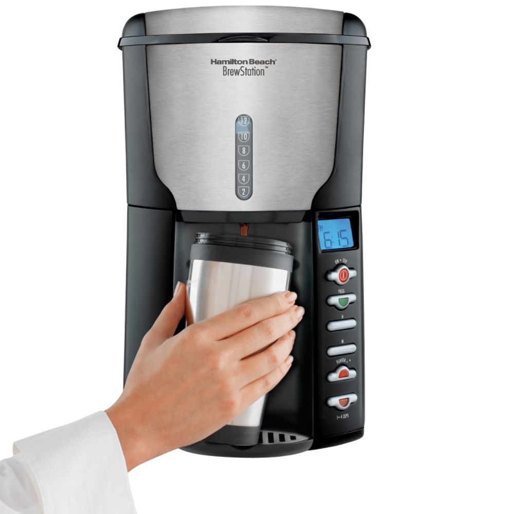 Hamilton Beach 12-Cup Coffeemaker, BrewStation Plus
