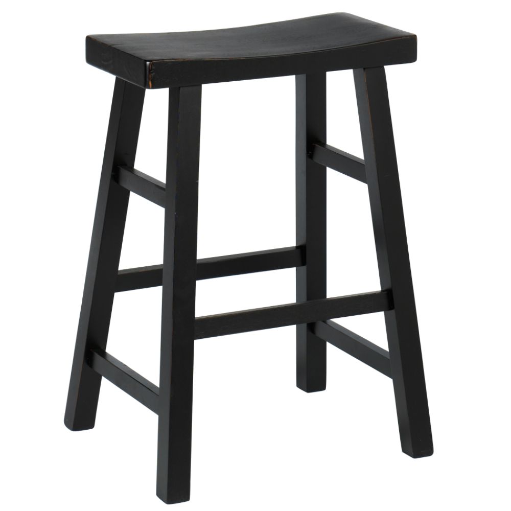 29 in. Saddle Barstool Pair