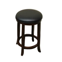 24 in. PVC Swivel Barstool Pair