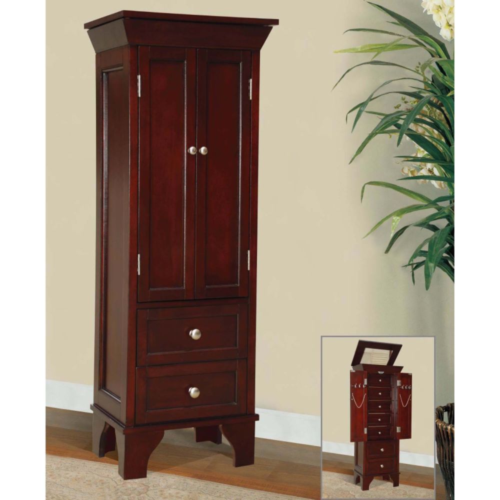 Espresso Finish Jewelry Armoire