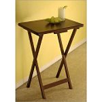 Winsome Basics Walnut TV Tray
