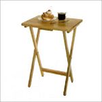 Winsome Basics Solid Wood TV Tray Set
