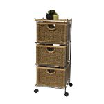 Neu Home 3 Drawer Seagrass Cart

