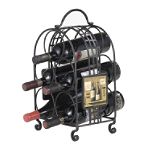 Cypress 5 Bottle Metal Wine Holder