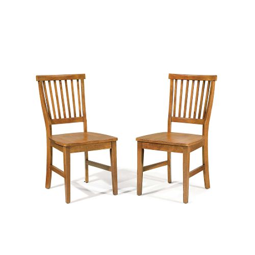 Home Styles Arts & Crafts Dining Chairs Cottage Oak 2PK