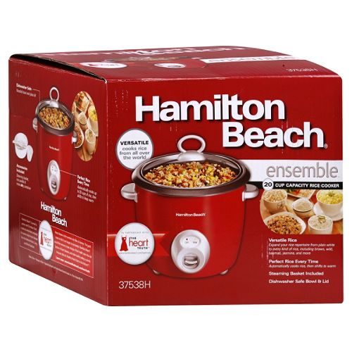 Hamilton Beach Ensemble Rice Cooker  20 Cup Capacity  1 cooker - 37538 Best Price