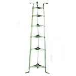 Old Dutch Six Shelf Satin Nickel Cookware Stand, RTA