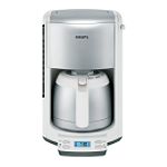 Krups 10 cup Coffee Maker, White/Metal