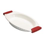 KitchenAid 1.5 qt. Au Gratin Baker w/Grips, White