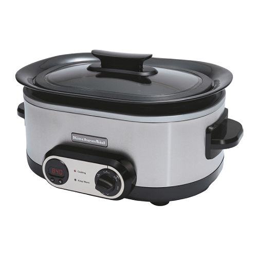 KitchenAid 7 Qt. Slow Cooker, Stainless Steel - KSC700SS