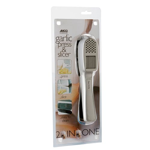 AMCO Houseworks Garlic Press and Slicer - 8662 Best Price