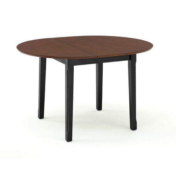 Home Styles 30"H x 42" dia. Round Dining Table - Black and Cherry