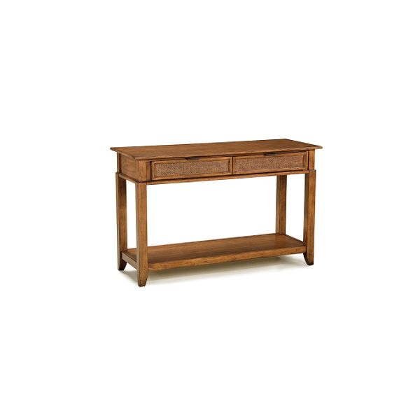 Home Styles 30"H x 48"W x 18"D Wood Jamaican Bay Sofa Table - Cherry
