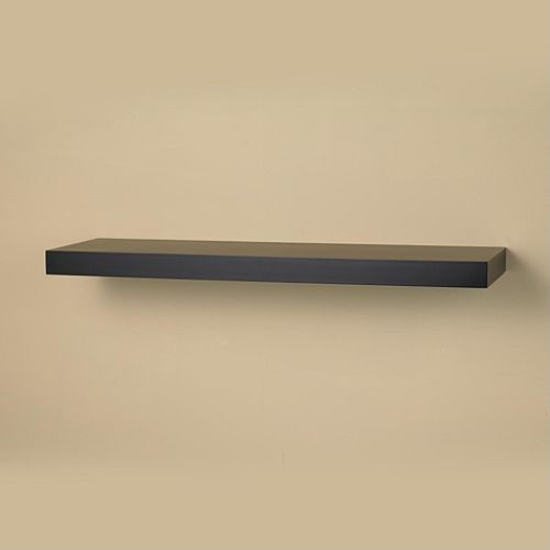 Radiance Sq. Edg Hdn Brckt Shelf Black 36 W x 10 D x 2 H - 0191402 Best Price