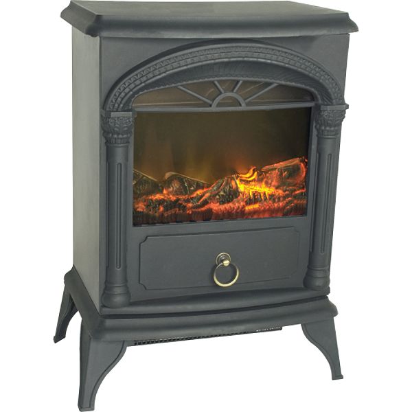 Fire Sense 21.67"H x 10.01"W x 16.35"D Vernon Electric Fireplace Stove