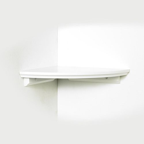 InPlace Corner Shelf Kit White 10 W x 10 H - 0199020 Best Price