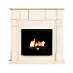 Southern Enterprises, Marquise Gel Fuel Fireplace - Ant White