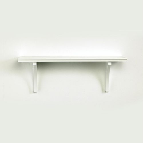 InPlace Mission Shelf Kit White 8 W x 46 H - 0199848 Best Price