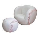 Ore Baseball Chair & Ottoman set