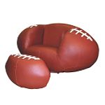 Ore Football Chair & Ottoman Set