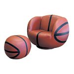 Ore Basketball Chair & Ottoman set