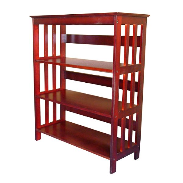 Ore 36" 3-Tier Bookcase - Cherry